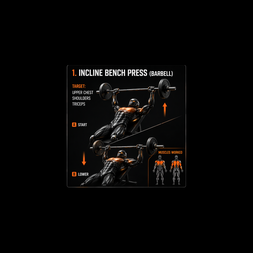 Incline Bench Press exercise preview